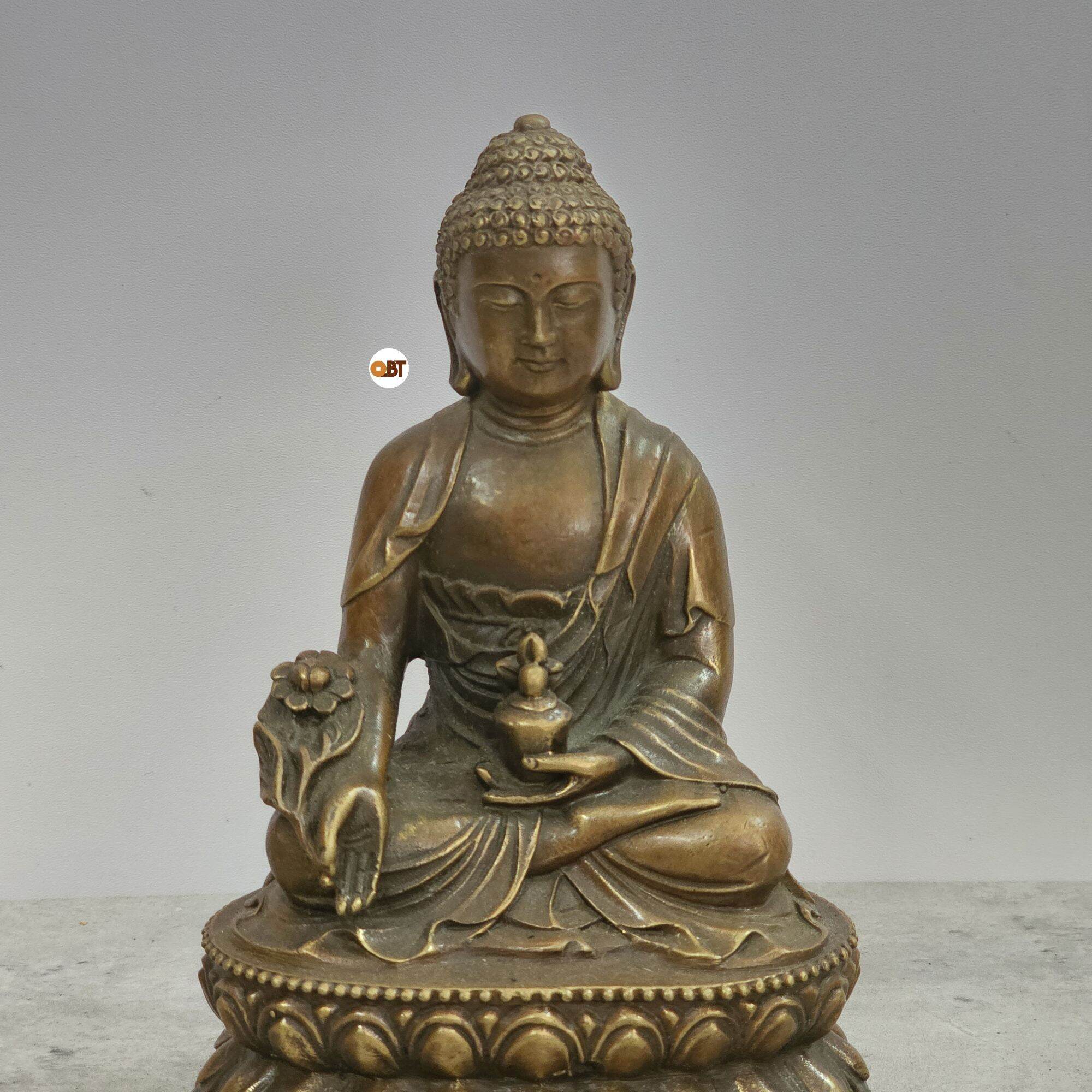 Tượng phật dược sư bằng đồng phong thuỷ