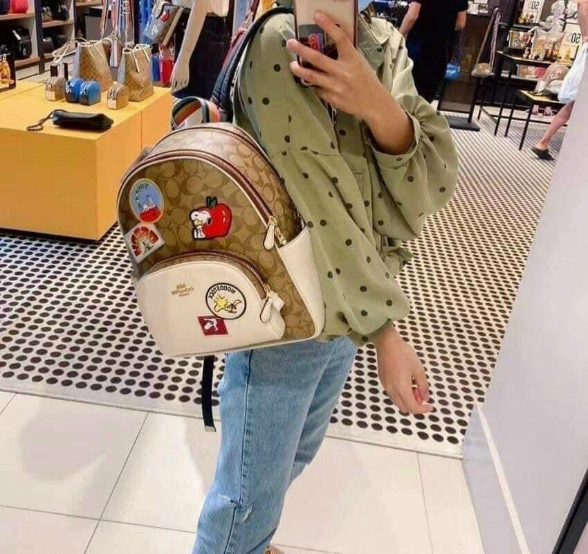 Ba lô C🅾️ach X Peanuts Court Backpack da thật chuẩn xịn xò