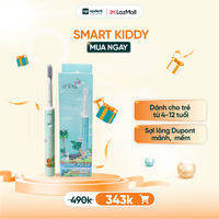 Bàn Chải Điện Trẻ Em ENPIS SMART-KIDDY Họa Tiết Dễ Thương Với Thiết Kế Nhỏ Gọn Tay Cầm Chống Trơn Trượt Kháng Nước Chuẩn IPX7 - Bảo Hành Chính Hãng 6 Tháng