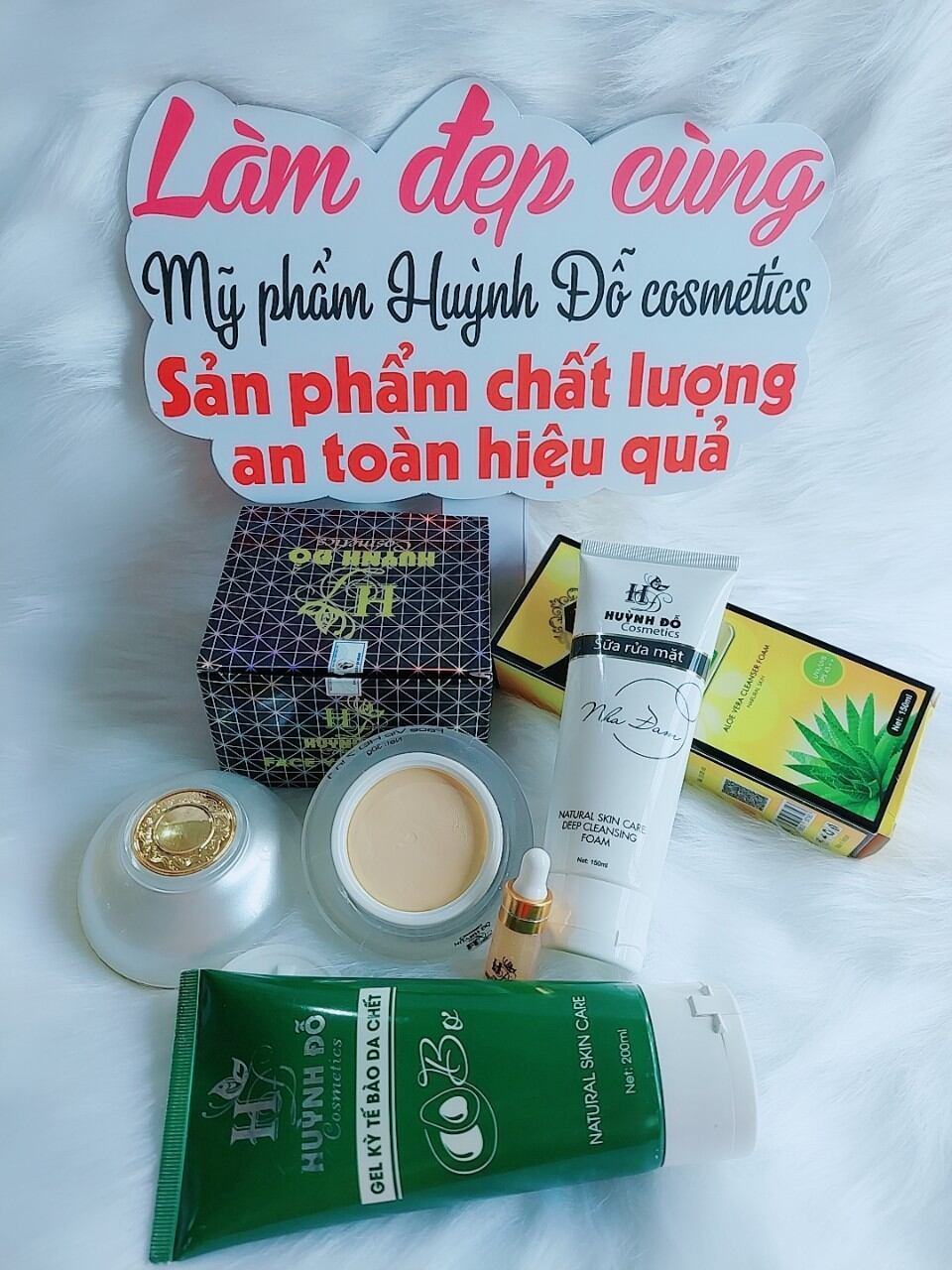 Combo dưỡng siêu trắng đẹp k tùy vết của huỳnh đỗ