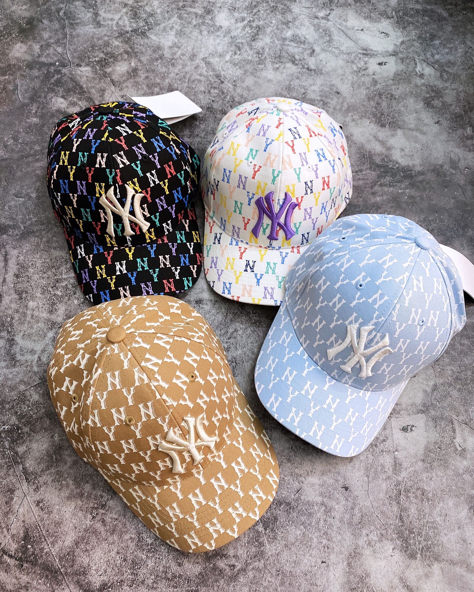 MŨ LƯỠI TRAI, NÓN LƯỠI TRAI MLB MONOGRAM NHIỀU MÀU