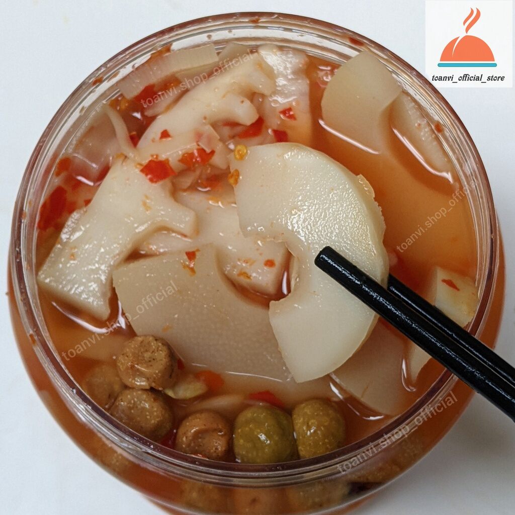 Măng Ớt Mác Mật Lạng Sơn (đặc sản) lọ 1,5kg ( Măng ngâm cay)