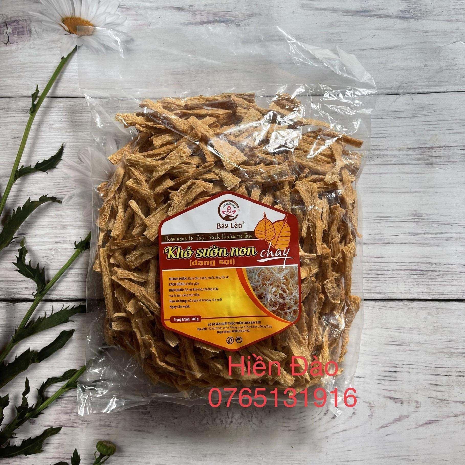 Khô Sườn Xé chay Bảy Lên 500 gr