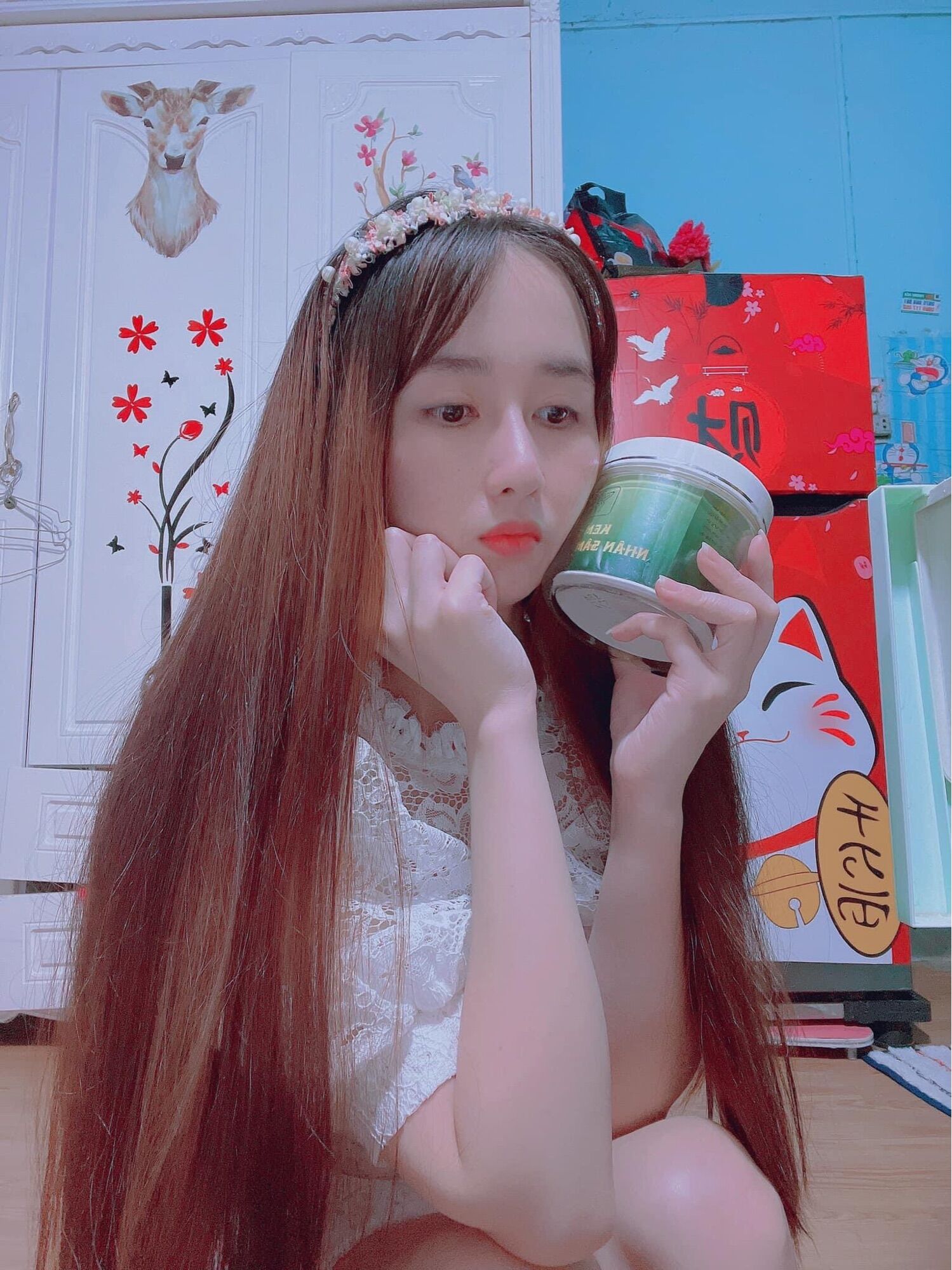 Kem ủ tóc nhân sâm PM Gỉl hũ to