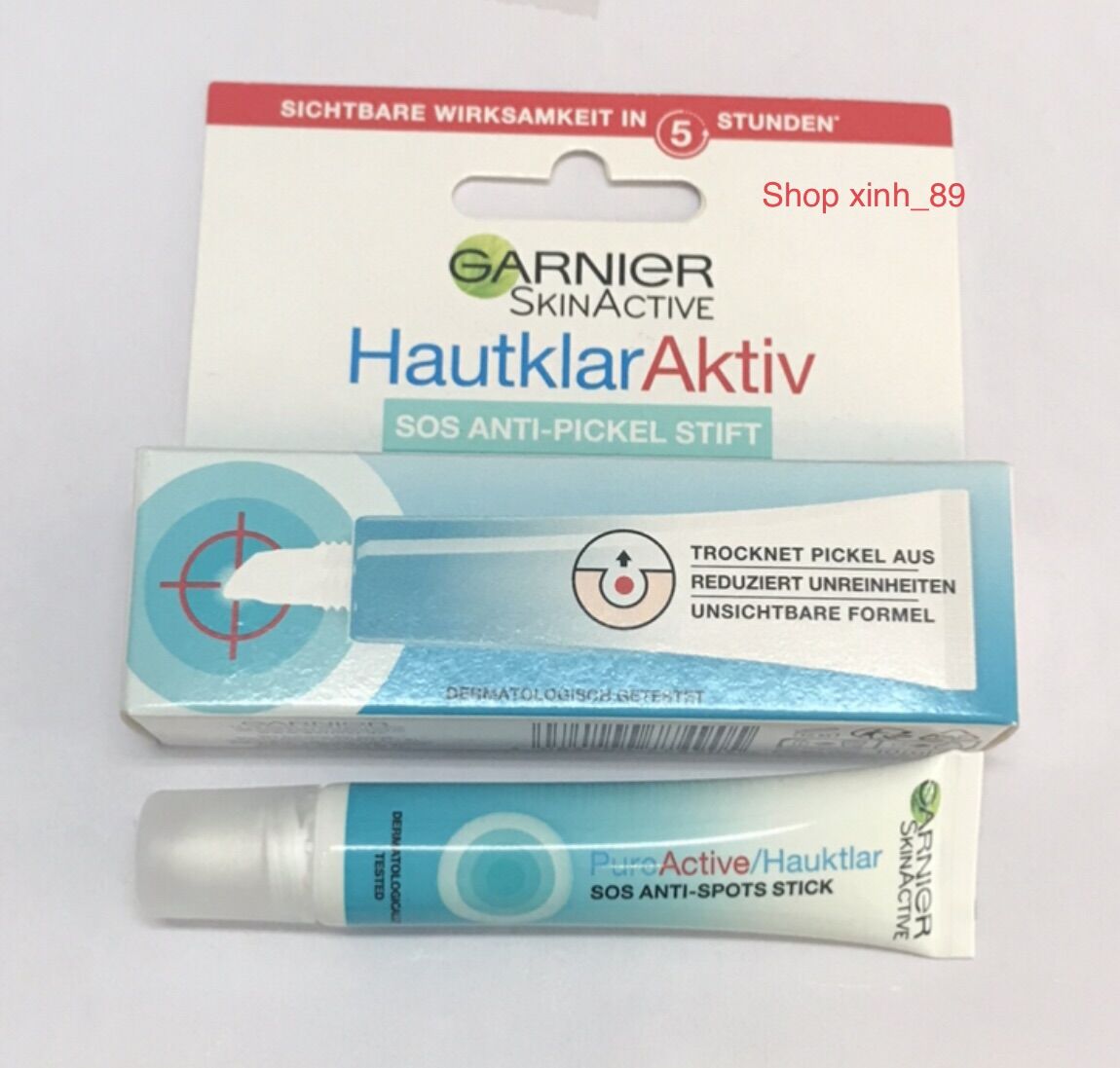 Kem ngừa mụn Garnier 10ml - Hàng chuẩn Đức (Đát luôn mới)