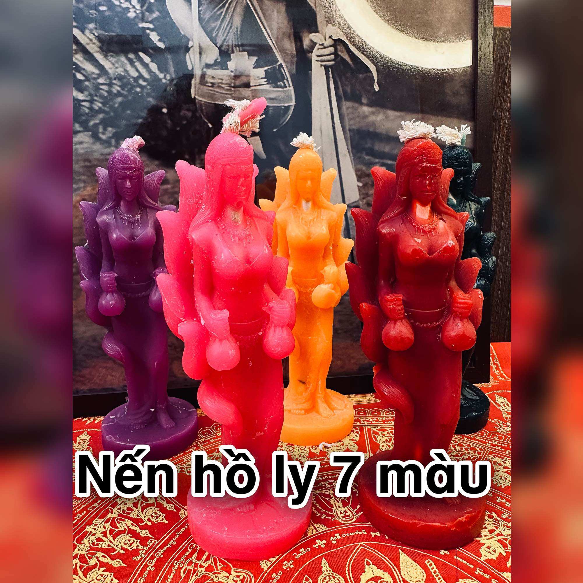 Nến cô gái hồ ly thái lan