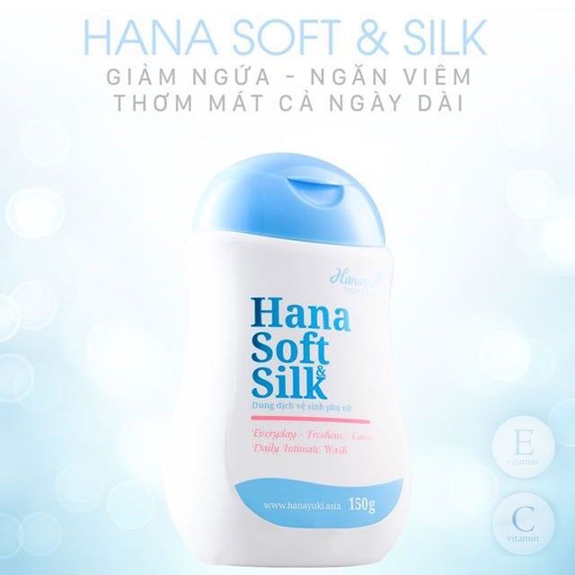 Dung dịch vệ sinh phụ nữ hana vb soft silk hanayuki 150ml