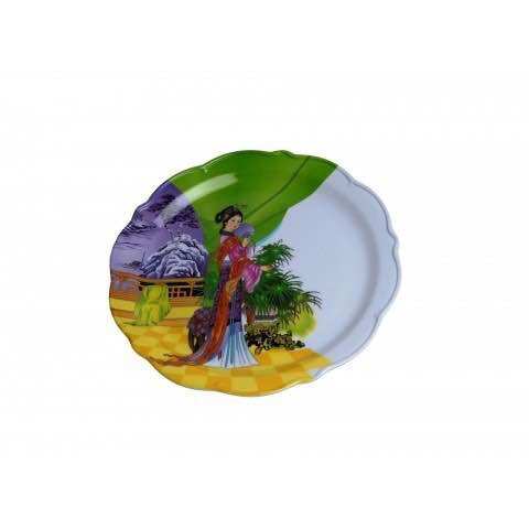 Đĩa Quả Cô Tiên, Đĩa Hoa Fataco BN 10-11 Nhựa Melamine Dày Dặn, Cao Cấp MTA-MART2