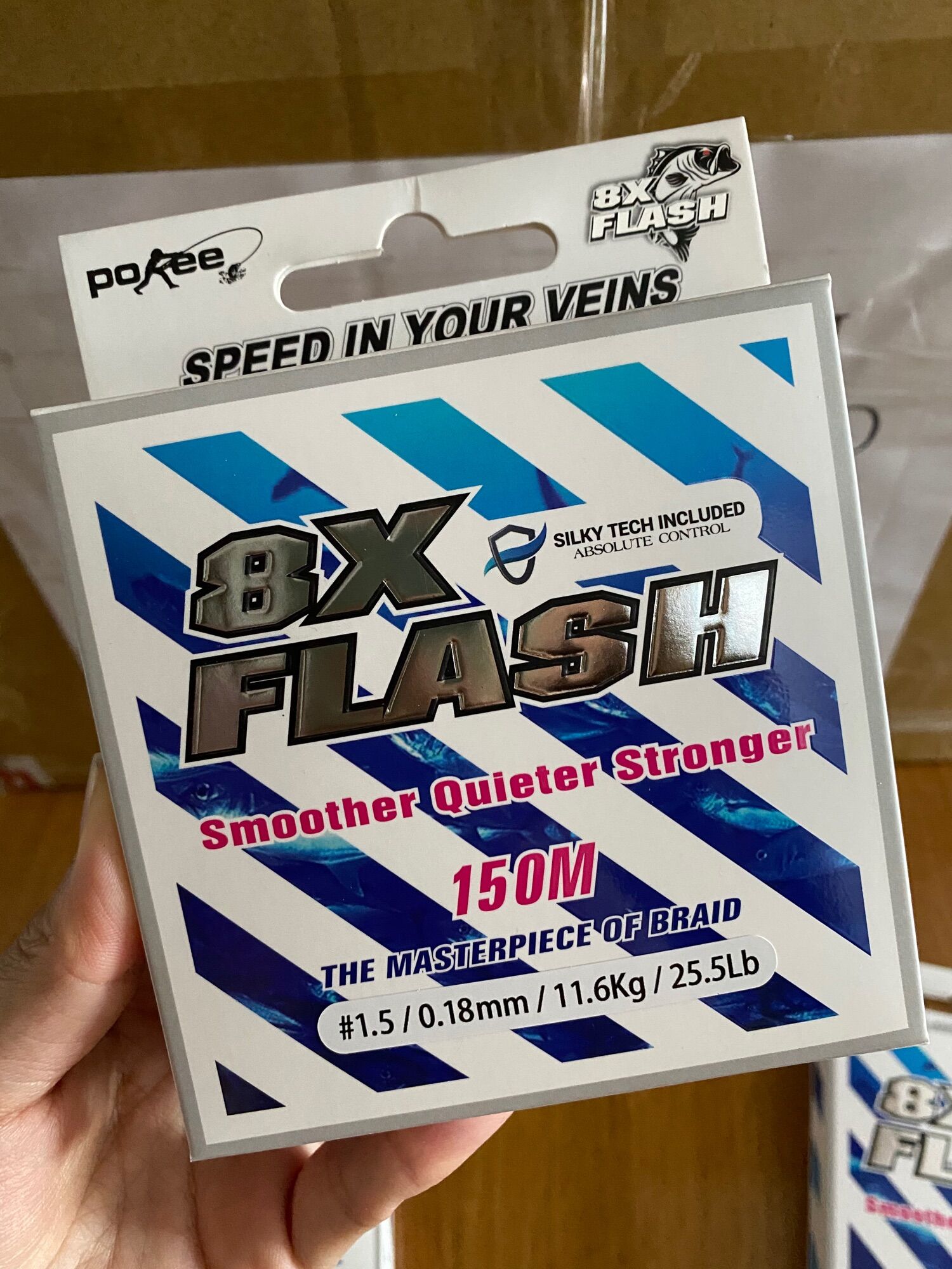 [HCM]DÂY PE Pokee FLASH X8 - 150m