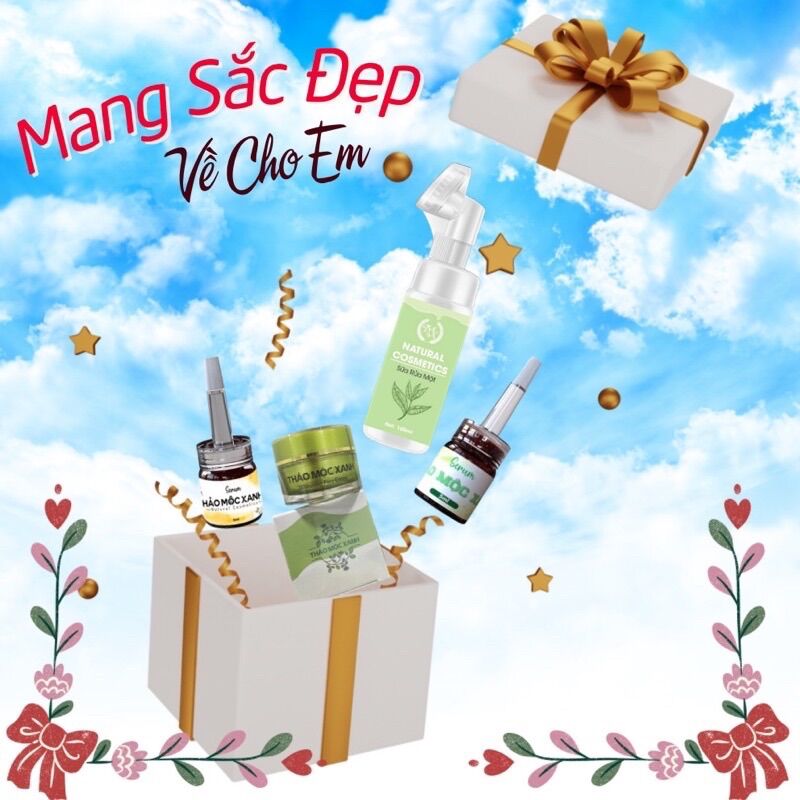 [Chính Hãng] Combo 4 Món Thảo Mộc Xanh