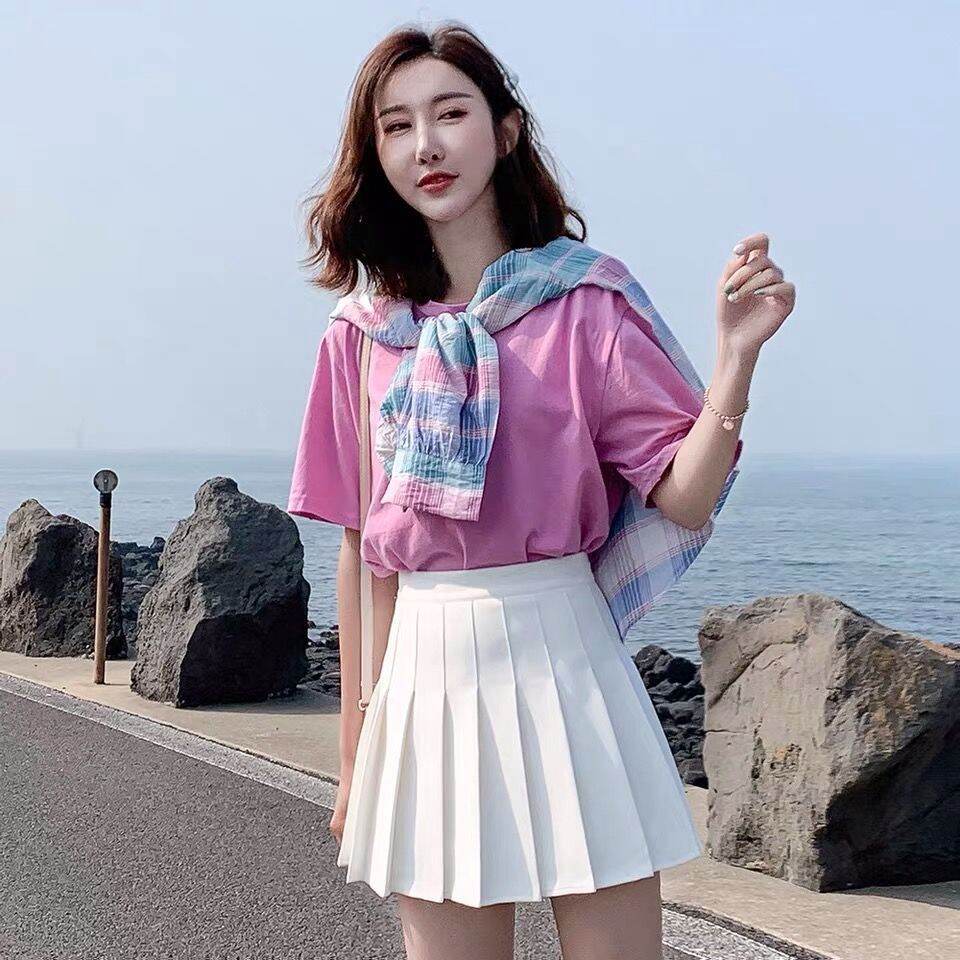 Chân váy tenets chữ a mini xinh xắn