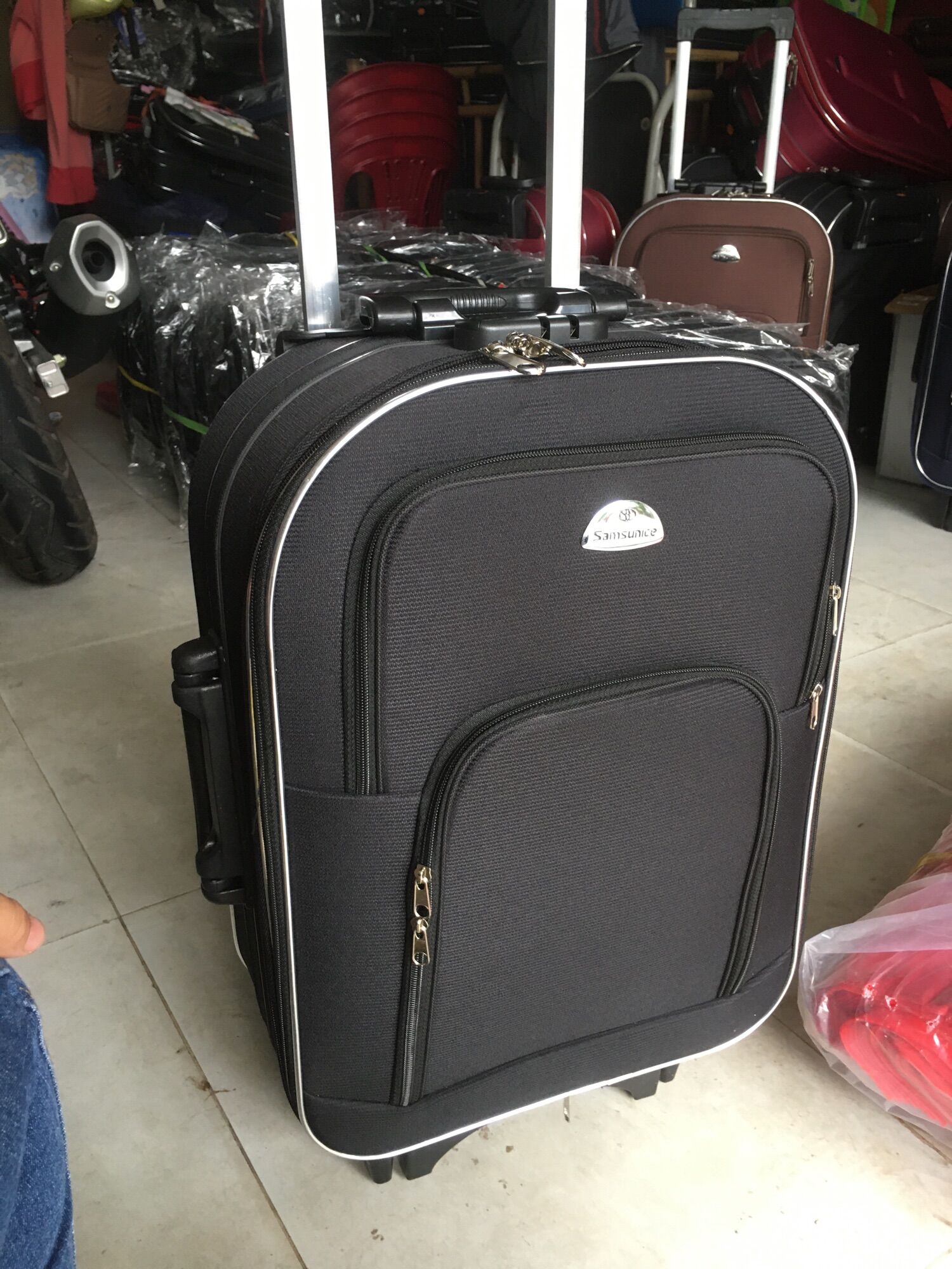 SIZE 20inch - Vali vải cao cấp 3 bánh - Vali du lịch xách tay nam nữ nhiều màu