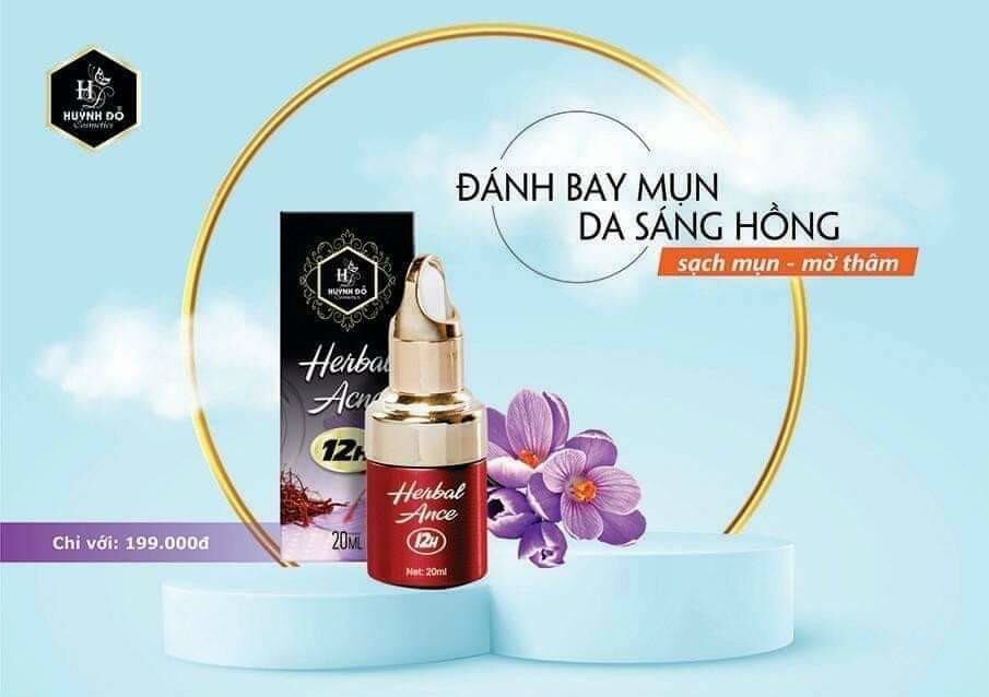 Serum chấm mụn 12h huỳnh đỗ