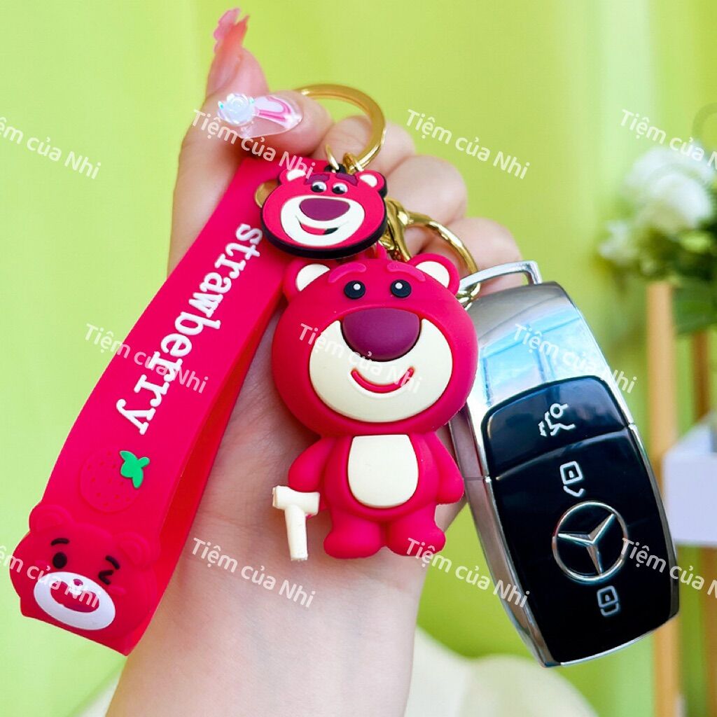 MÓC KHOÁ GẤU DÂU LOTSO