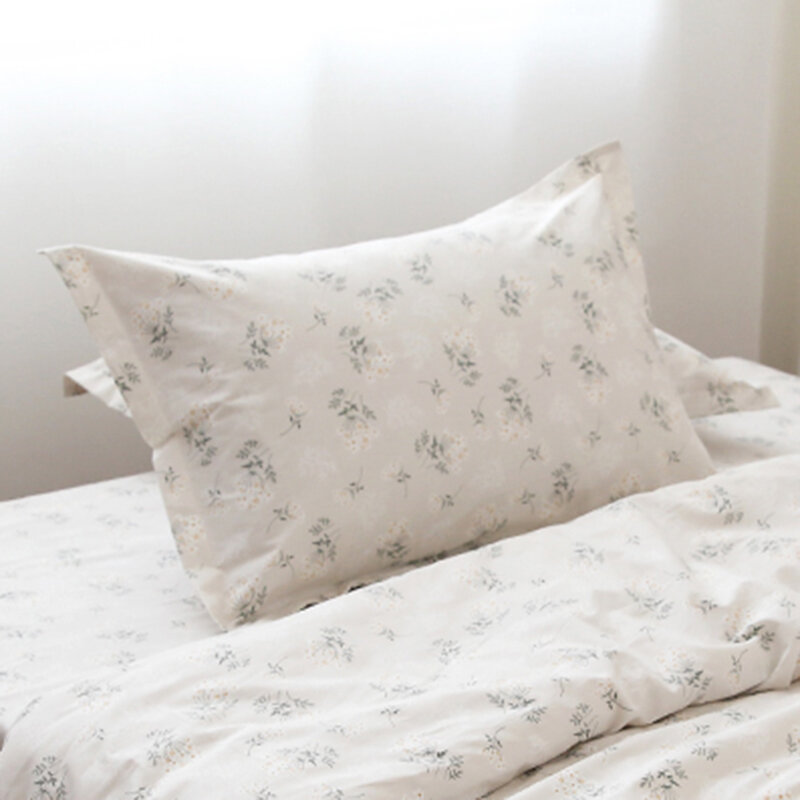 Vỏ gối đơn chiếc 30 × 50cm 48*74 trần hương tươi mới hoa nhỏ cotton một người vỏ gối trẻ em cotton kích thước nhỏ