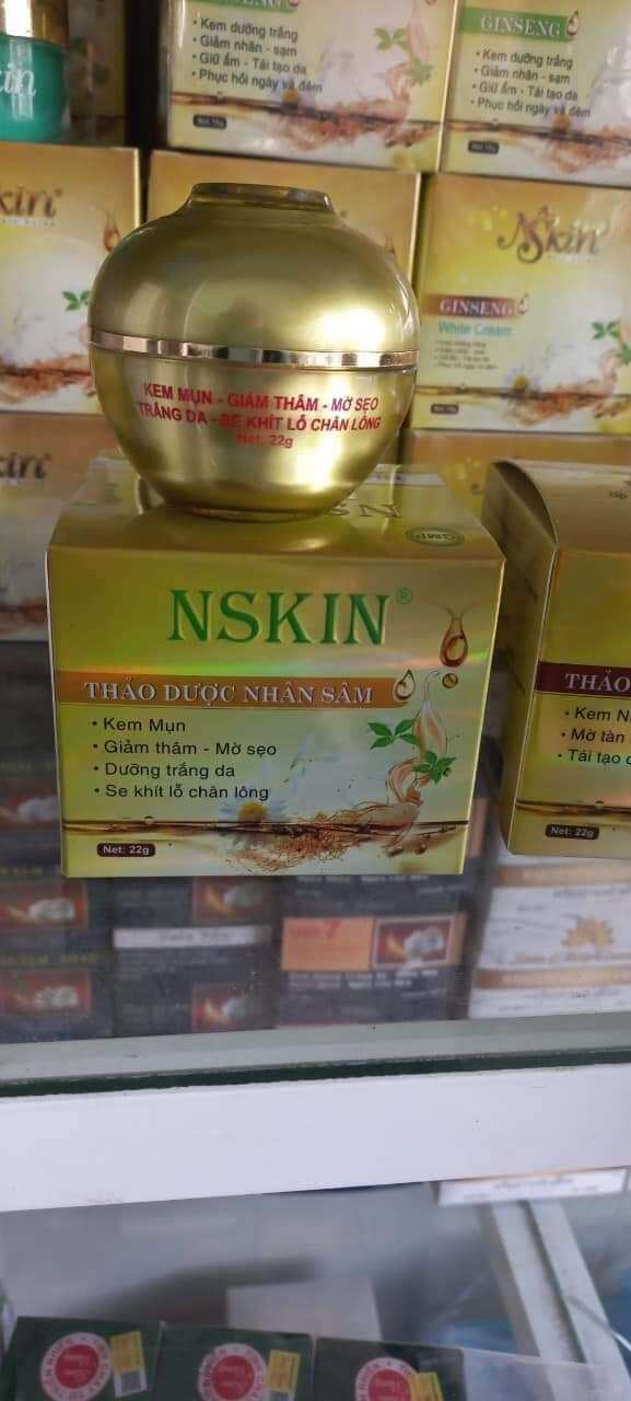 kem  thảo dược nhân sâm nskin( mụn)