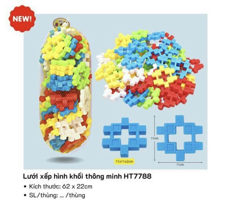 Một ký xếp hình khối 1ki