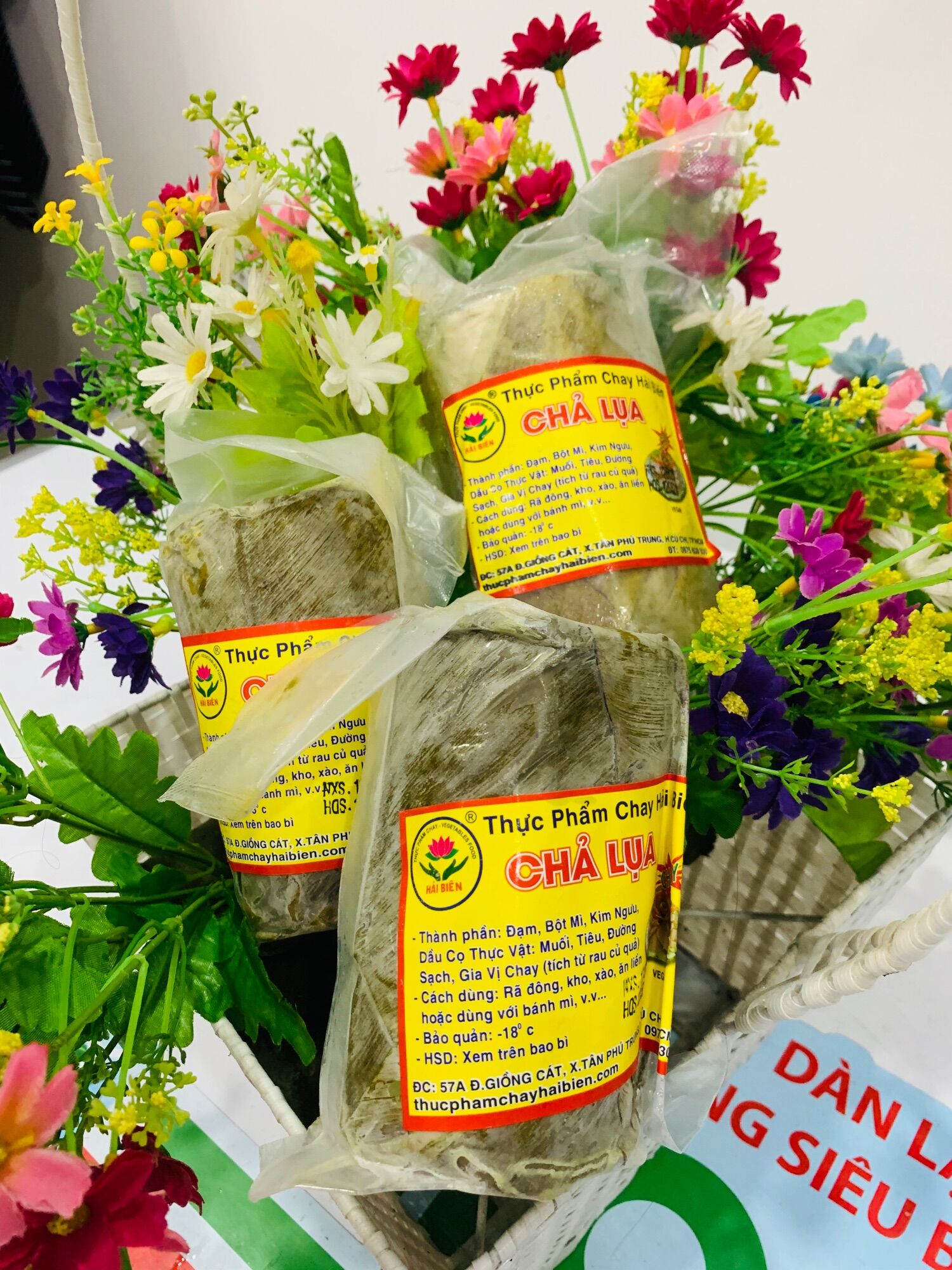 1 KG CHẢ LỤA CHAY/ Hàng lạnh chỉ bán tại HCM/ Khách đặt hoả tốc