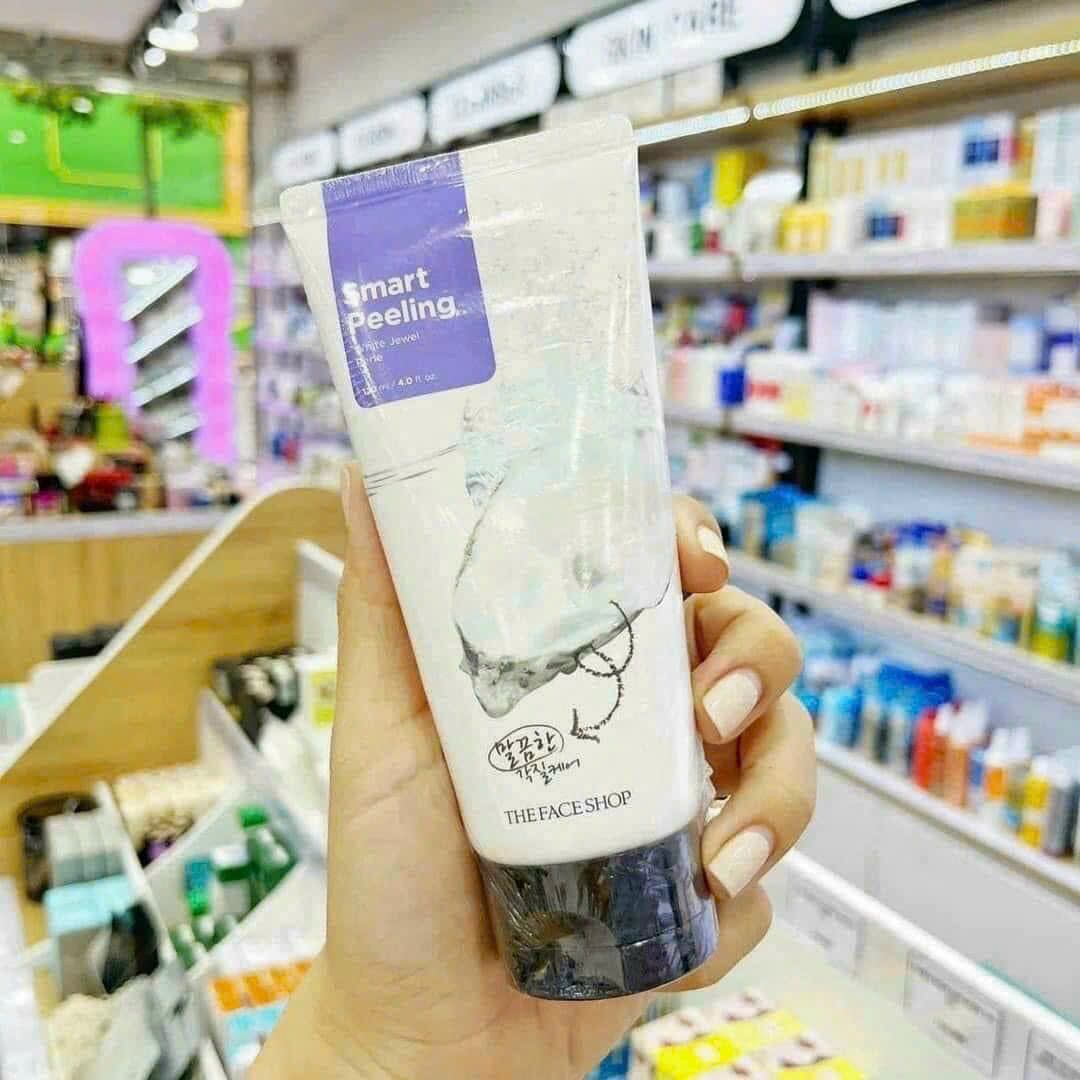 Tẩy Da Chết Ngọc Trai Smart Peeling ( The Face shop) 120ml