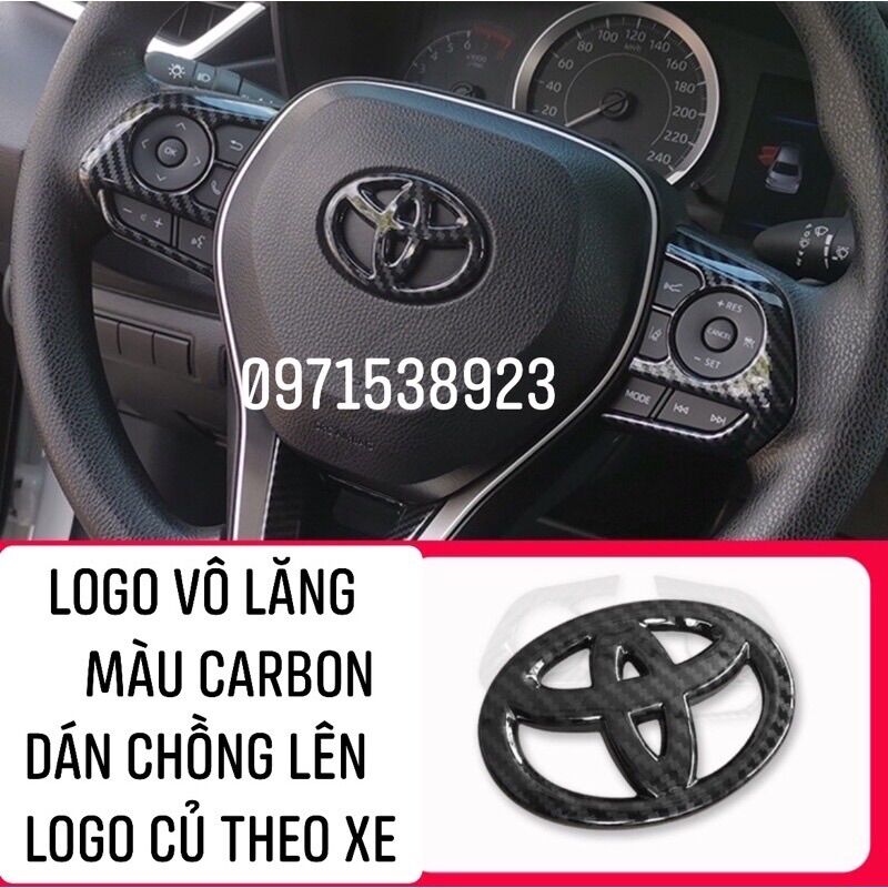 LOGO VÔ LĂNG TOYOTA NHIỀU MÀU SẮC