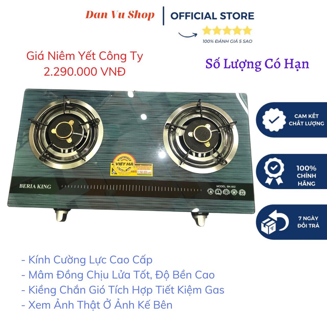 Xả Kho Bếp Gas Gia Đình Mâm Đồng TT Kính Cường Lực Cao Cấp, Giá Công Ty ...