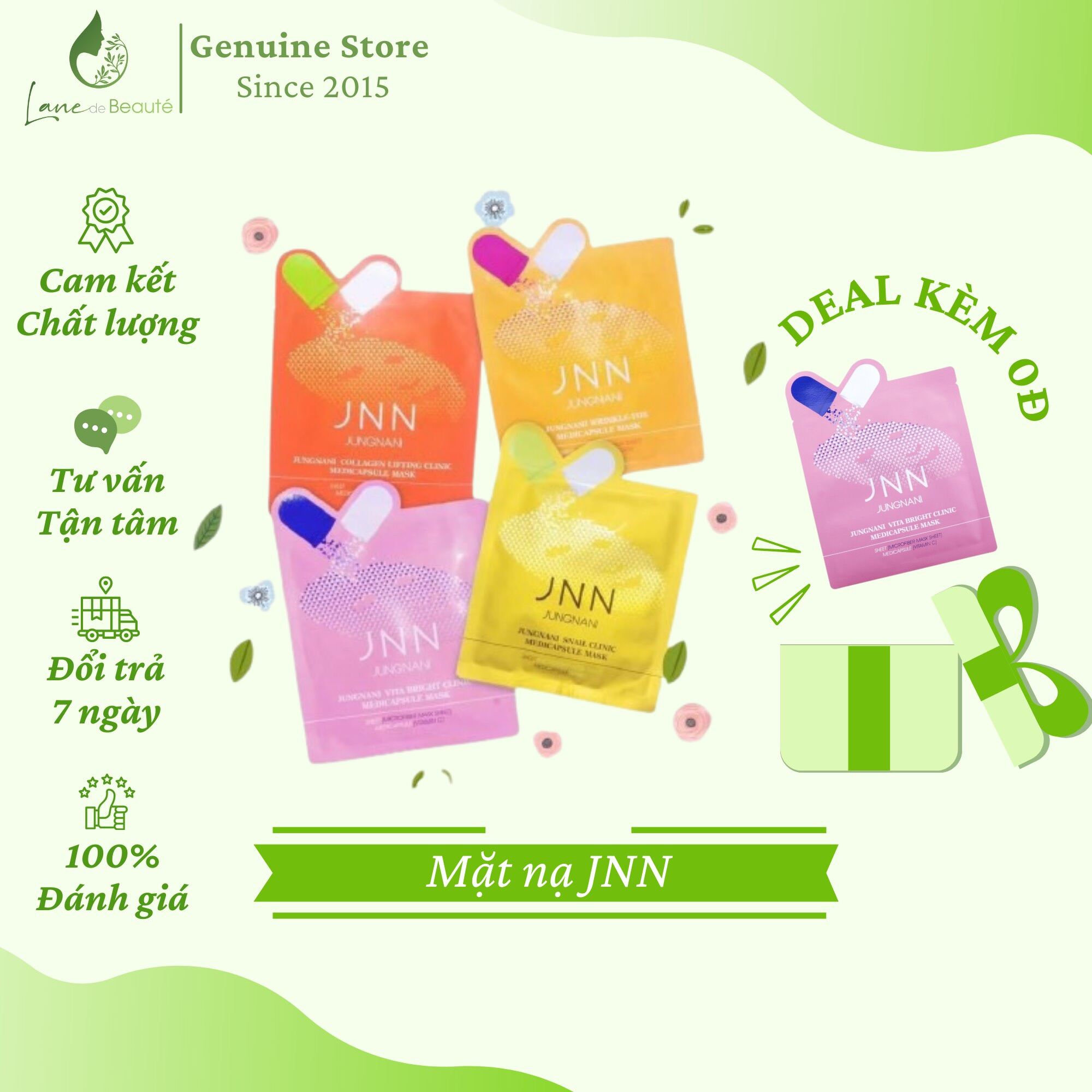 Jnn Mask Sheet - Mặt Nạ Giấy Nhập Khẩu Hàn Quốc