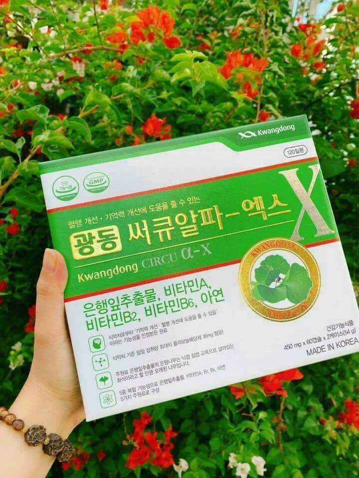 Bổ não Kwangdong Hàn Quốc hộp 120 viên