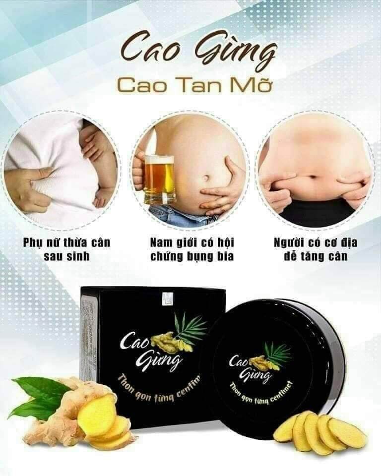 Cao gừng tan mỡ cát tường