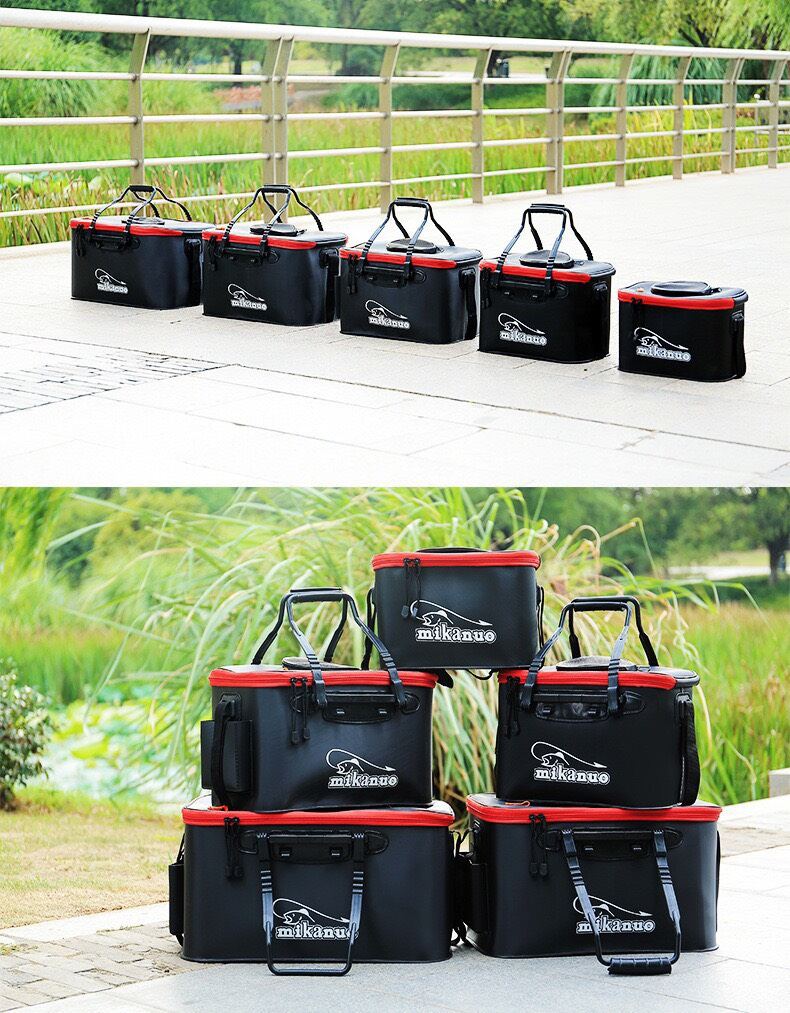 Thùng đựng cá đi câu tiện lợi gấp gọn 30cm - 35cm - 40cm- 45cm -50cm