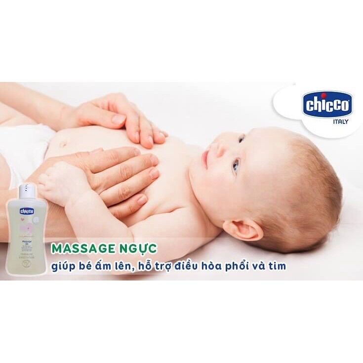 Dầu massage cho bé sơ sinh CHICCO
