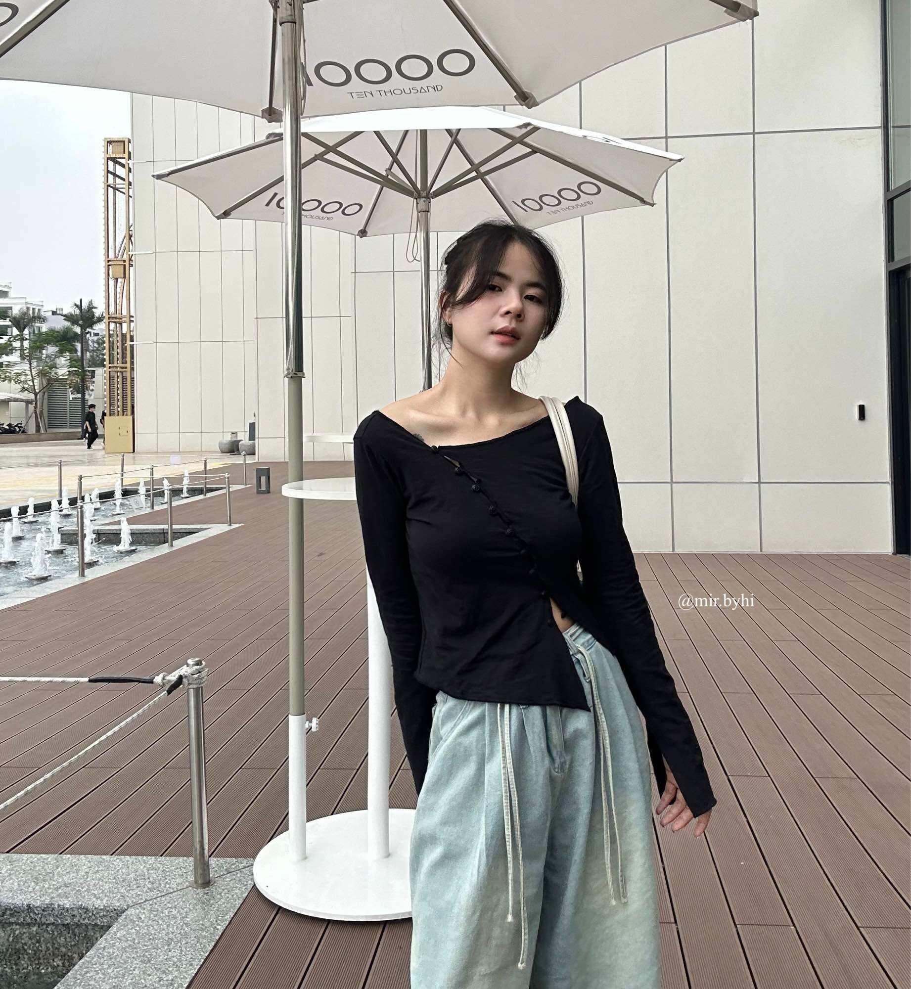 Áo thun tay dài | Sinboun Top | mir.byhi