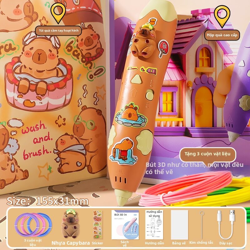 Bút Vẽ 3D Nhiệt Độ Thấp Cho Trẻ Em