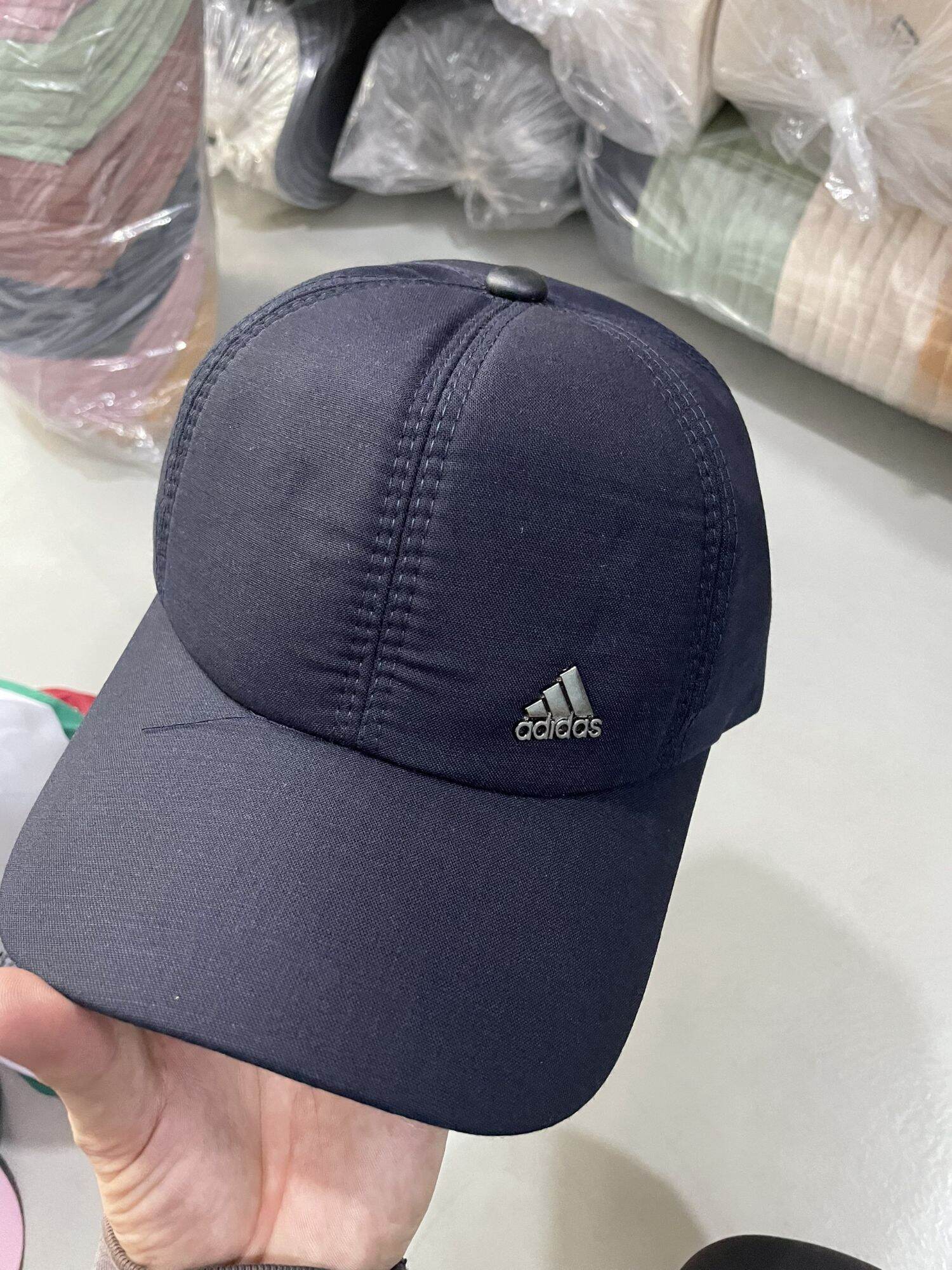 Nón/Mũ lưỡi trai chất liệu Dù thêu Adidas