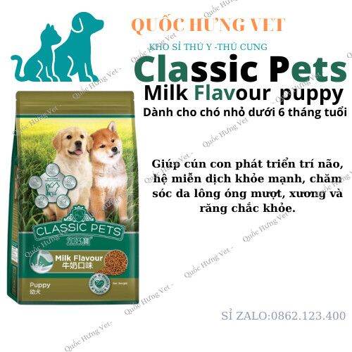 Thức ăn hạt cho chó con Classic Pets-QUỐC HƯNG VET