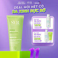 Sữa rửa mặt dạng sữa SVR SEBIACLEAR CREME LAVANTE 200ml mang lại sự thoải mái và dưỡng ẩm hàng ngày