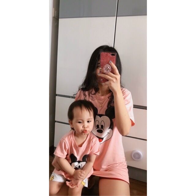 Áo Cặp Cho Mẹ Và Bé Siêu Dễ Thương
