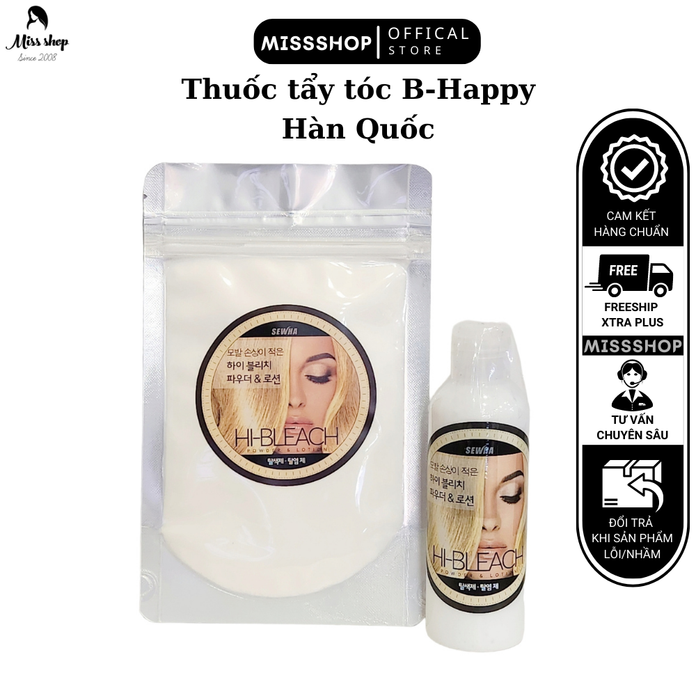 TẨY TÓC THẢO DƯỢC DÀNH CHO TÓC DÀI B-HAPPY HÀN QUỐC