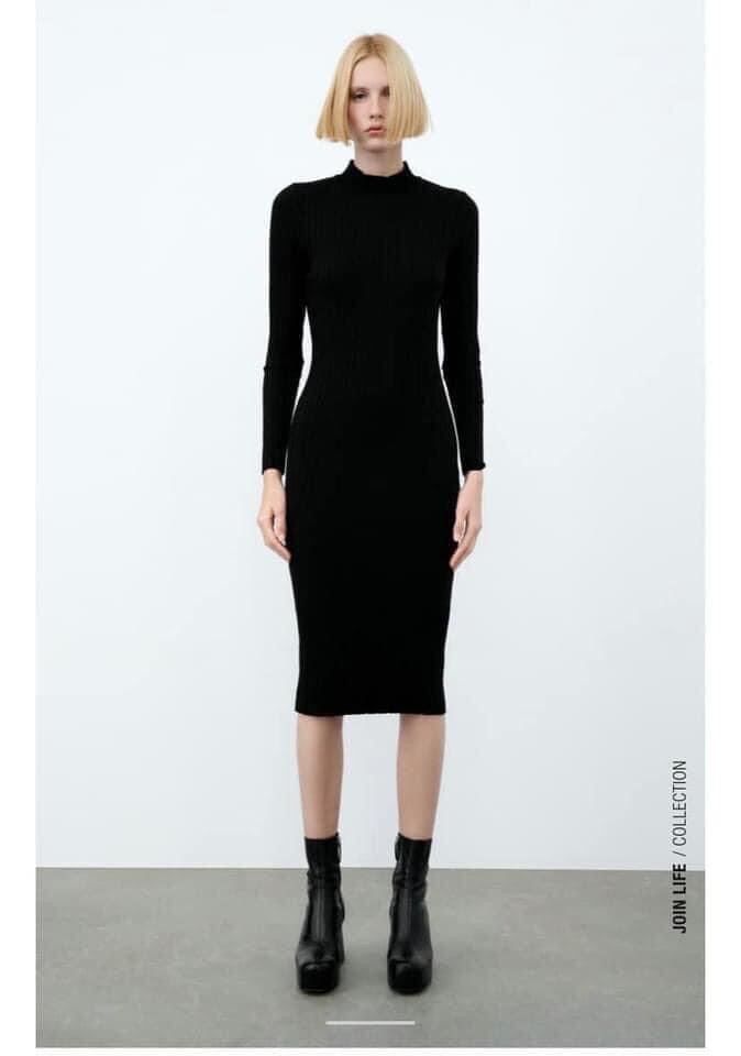 Váy ôm dáng dài body không tay Zara Auth new tag có sẵn 3641311 3641311   Lazadavn