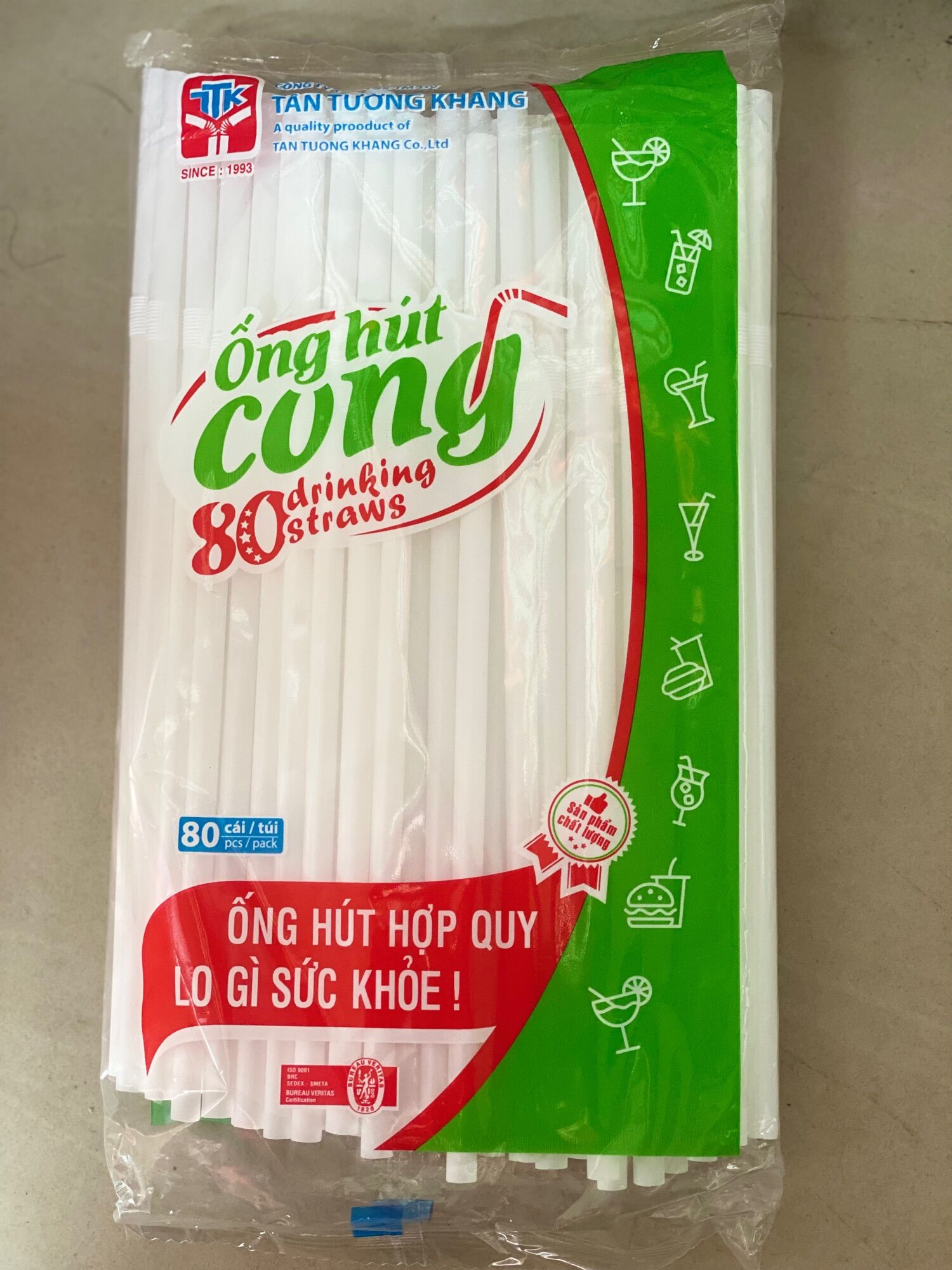 🚀[ Sản Phẩm Bán Chạy ] Ống hút co 80 ống