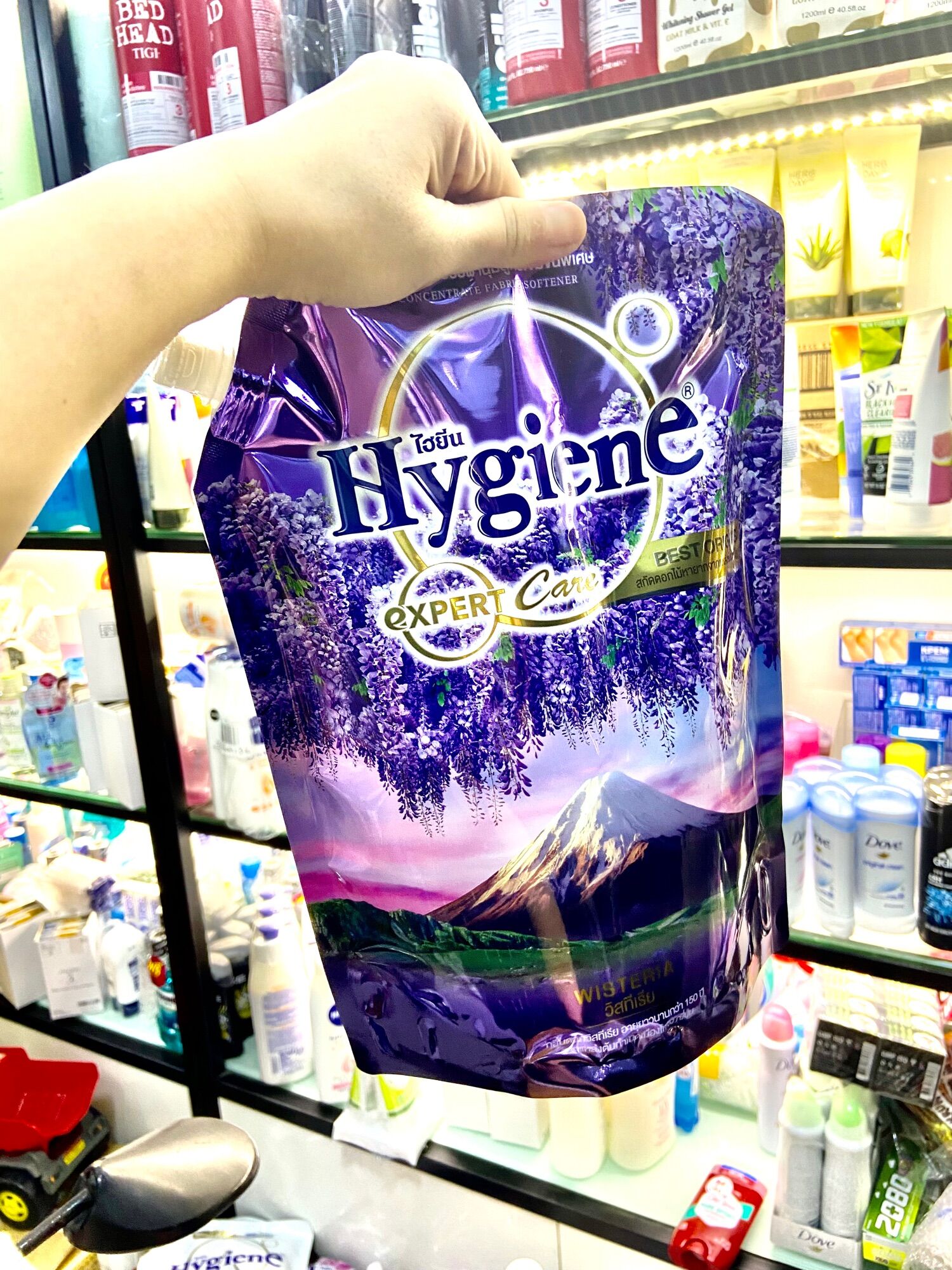 [ MẪU MỚI ] Nước xả Hygiene đậm đặc túi Thái Lan 1150ml - TÍM TUYẾT NHẬT