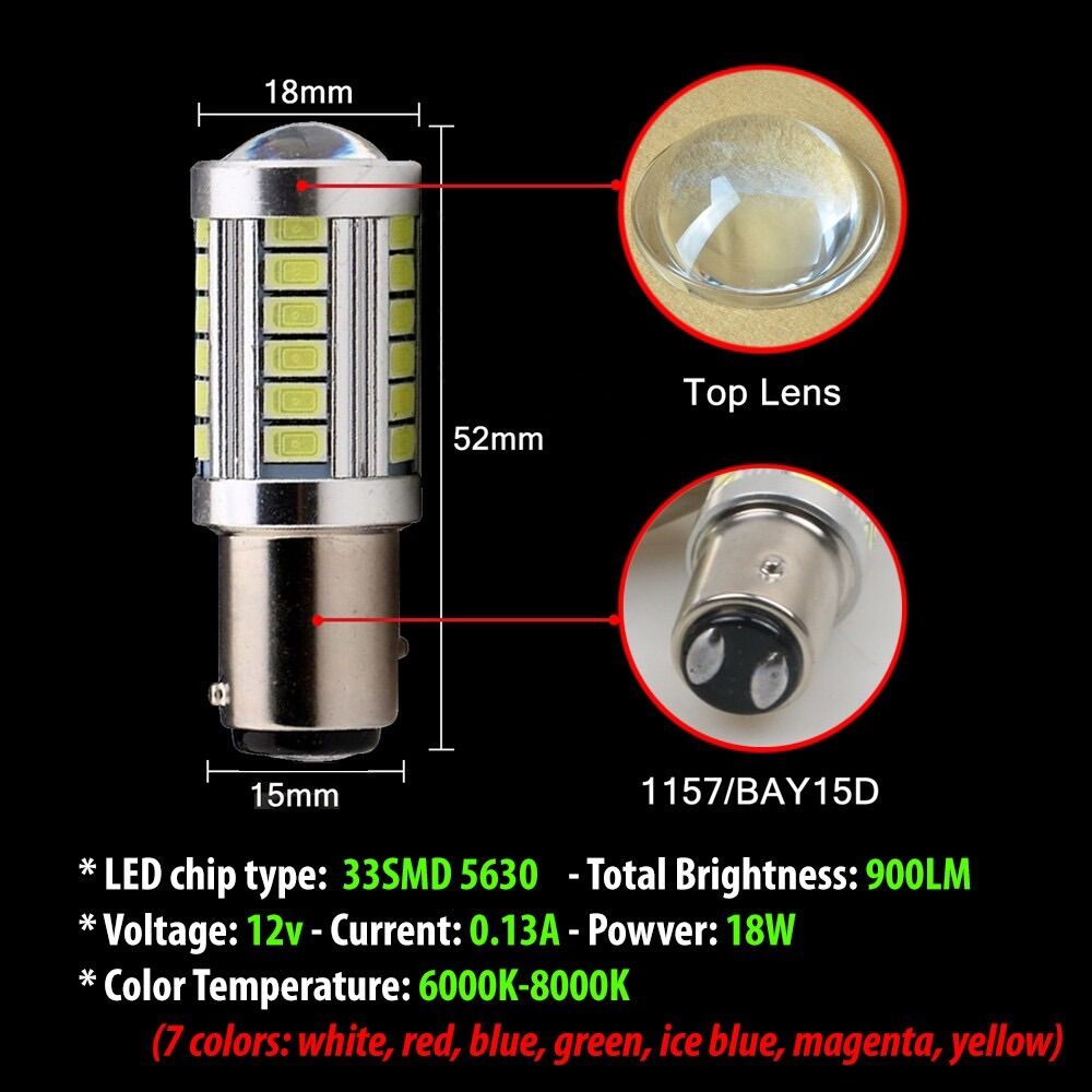 Đèn Led Stop F1 nhấp nháy khi đạp phanh