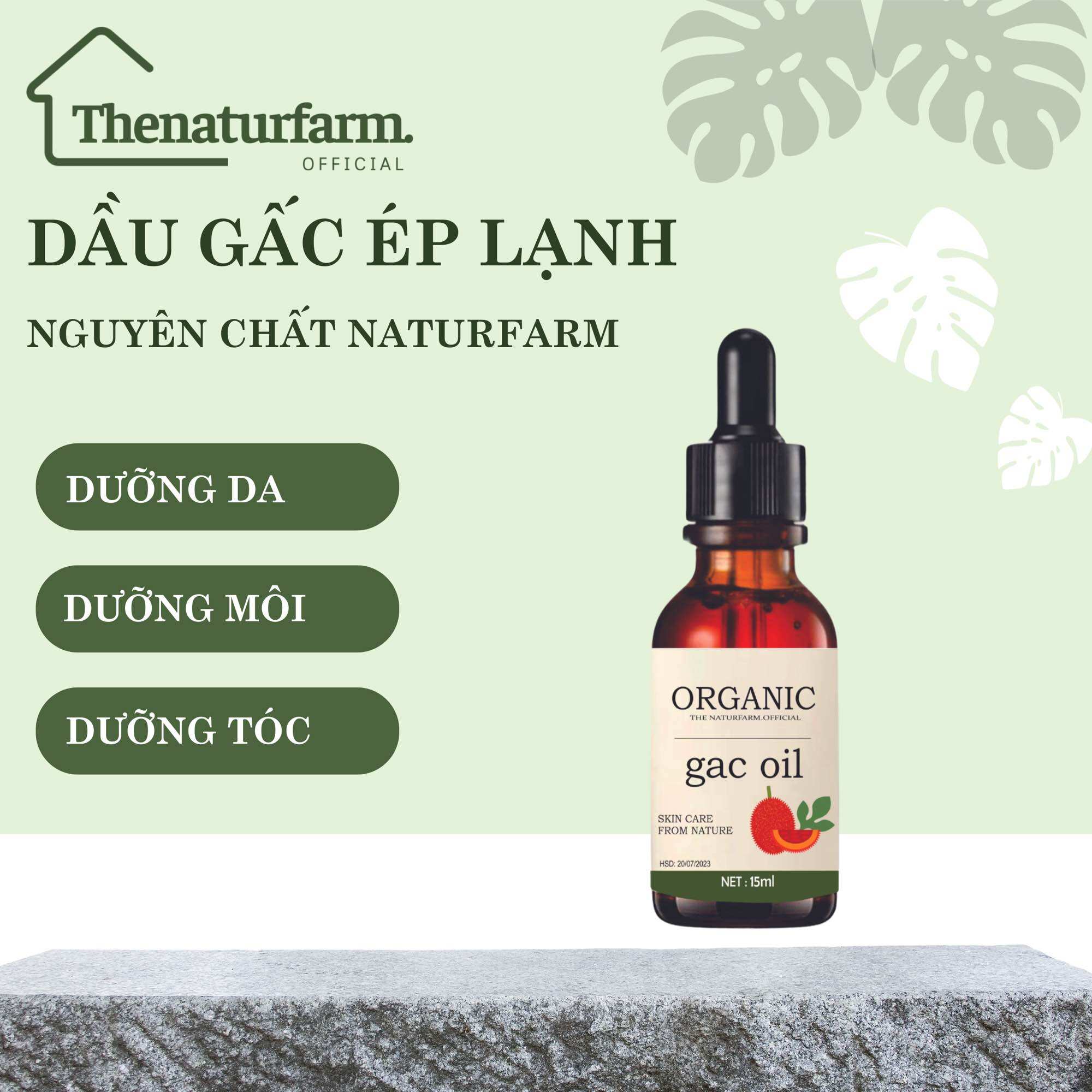 Dầu gấc 100% nguyên chất hữu cơ 15ml