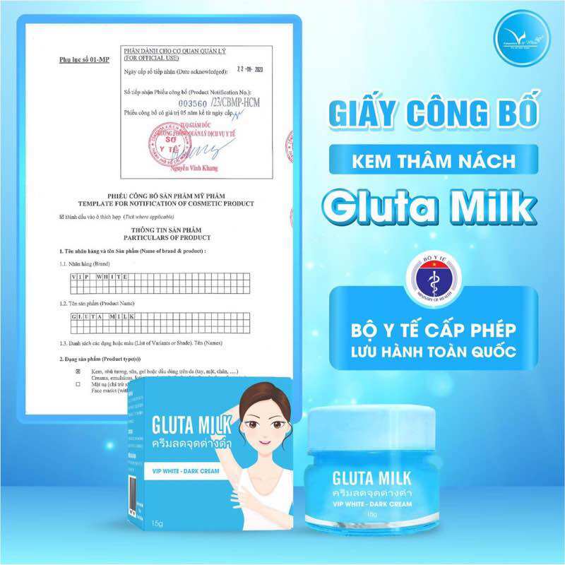 [ Chính Hãng ] Kem Thâm Gluta Milk Thái Lan Mua 1 Được 2