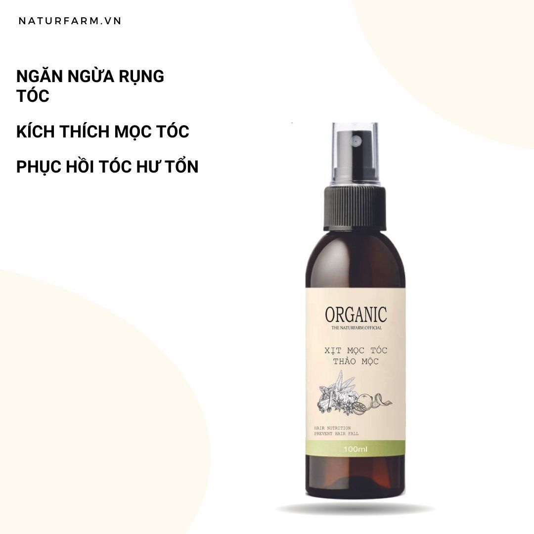 [HCM]Xịt mọc tóc thảo mộc cô đặc kích thích mọc tóc nhanh sau 7 ngày