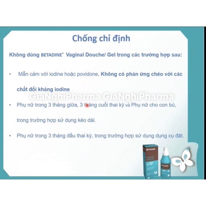 Bộ Betadine Vaginal Douch
