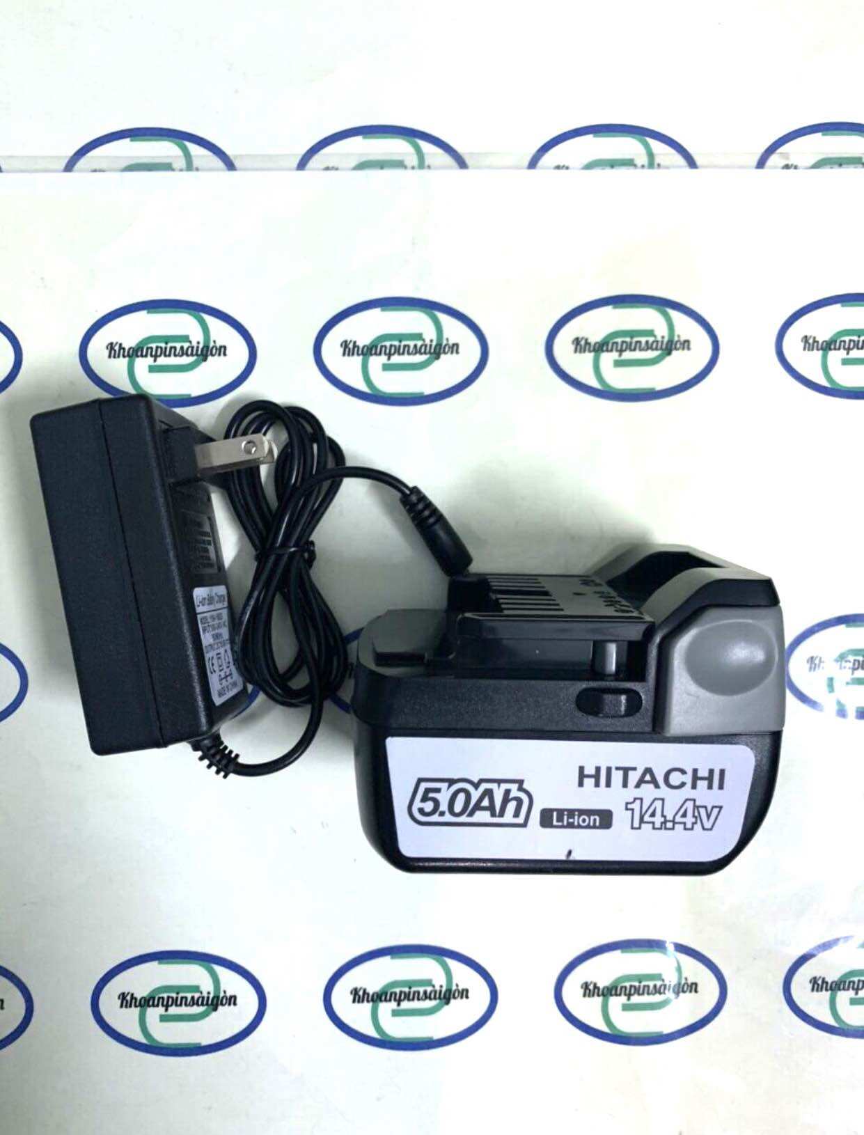 Pin đóng li-ion hitachi 14,4vol dl 4ah hoặc 5ah, nhận sạc adapter