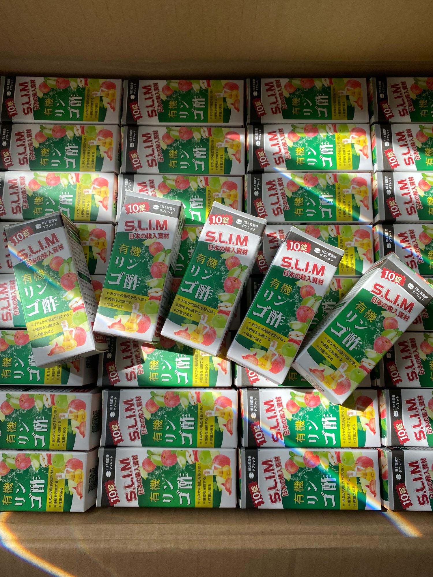 5 hộp xổ mỡ dấm táo- xổ mỡ giấm táo nhật