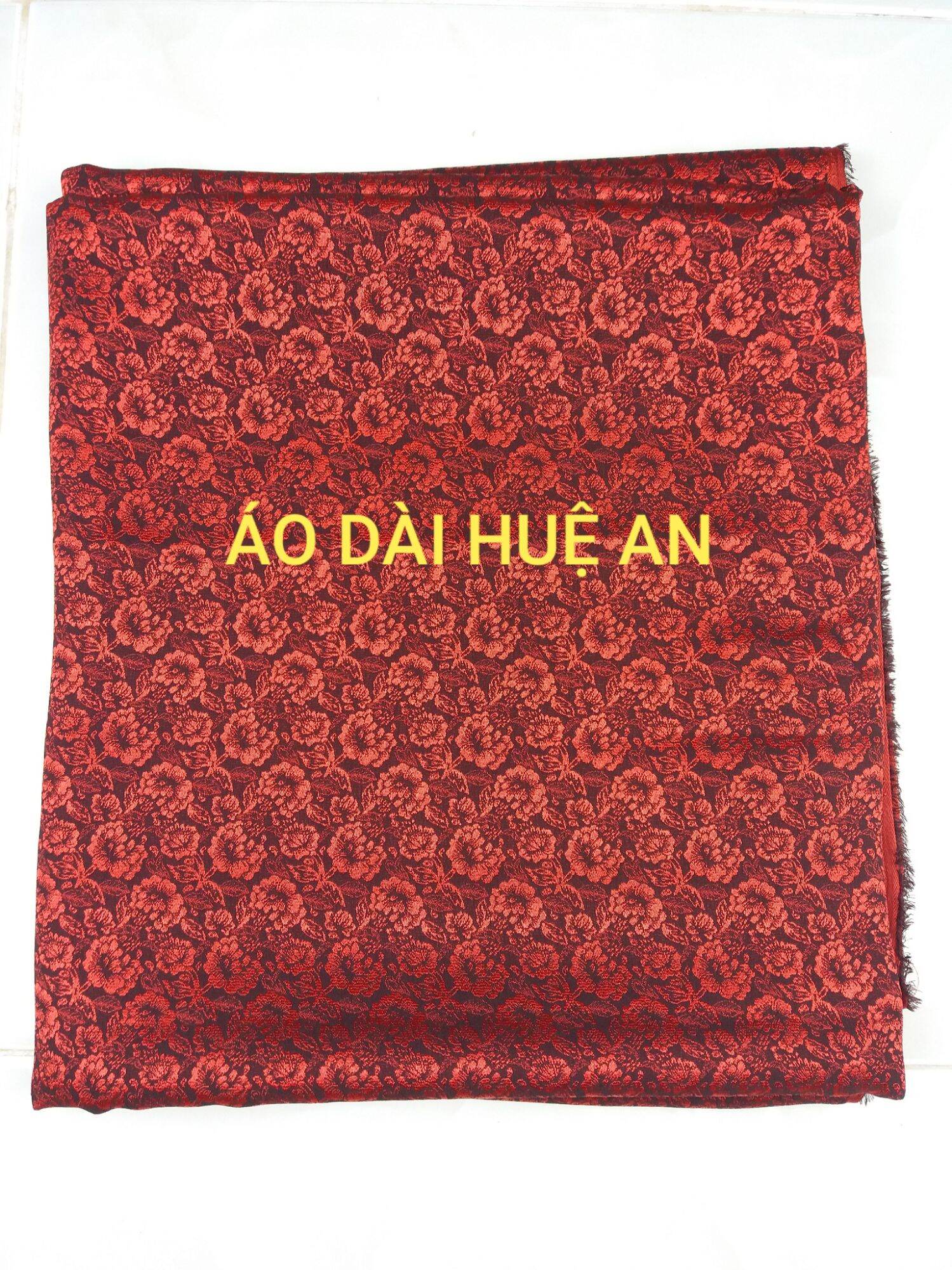 Vải gấm 2 da Thái Tuấn mềm, rũ, co dãn may áo dài, bà ba, sườn xám, váy đầm,... dài 2m2, khổ vải 1m15