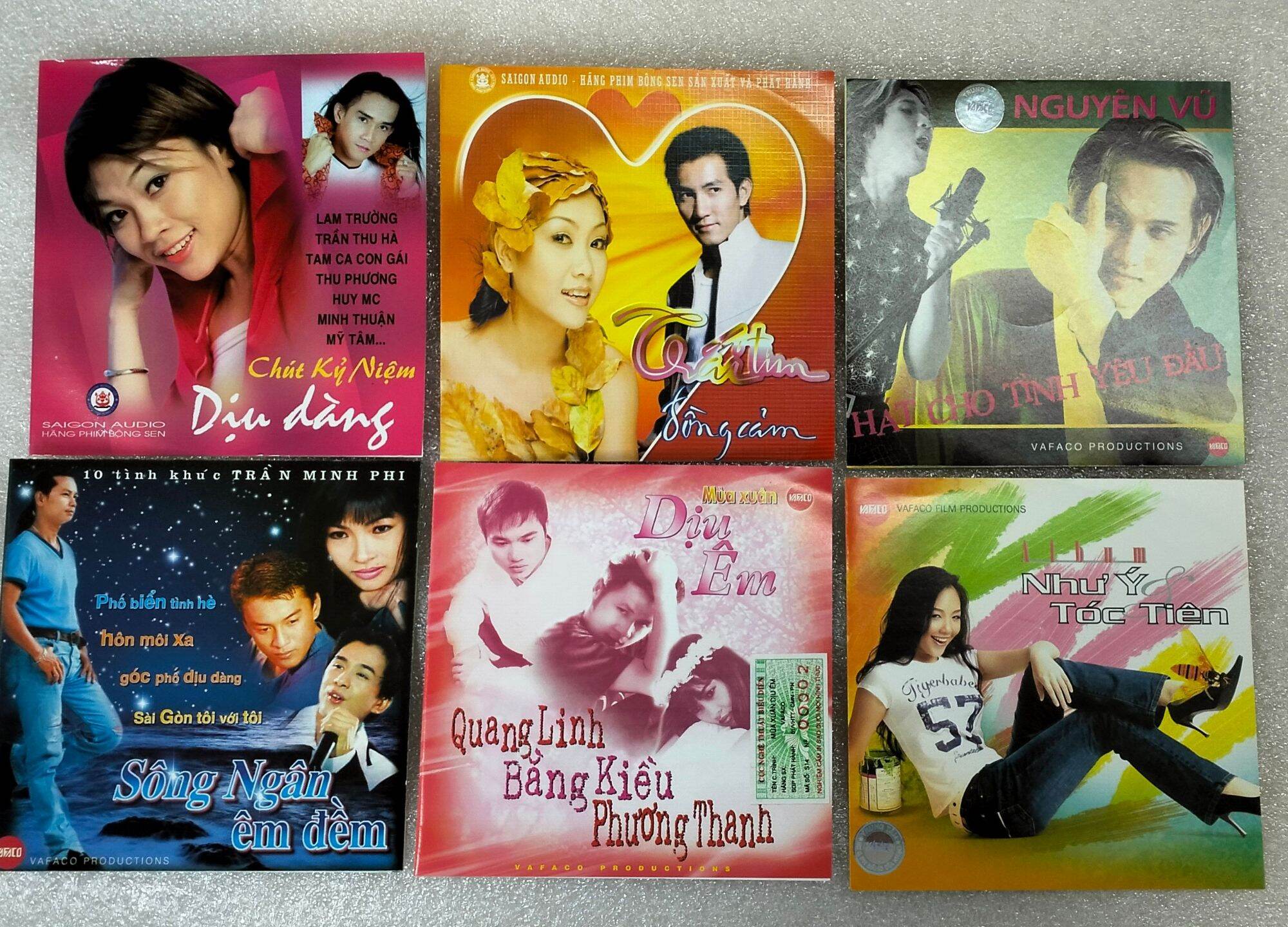 Combo 6cd chính hãng ( mới chưa qua sử dụng)