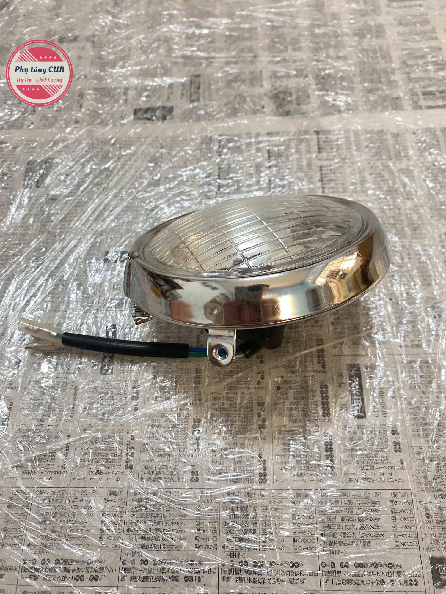 Đèn pha cub 78-79-én hàng Thái ( mặt bằng kính )